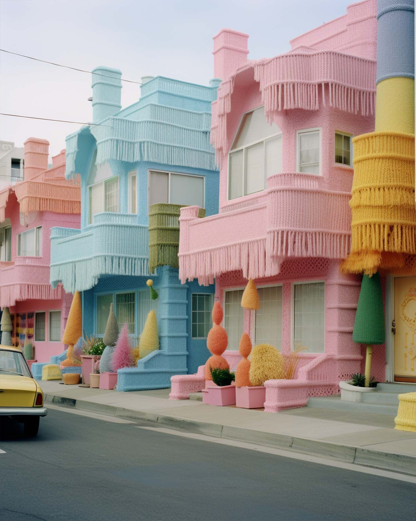 Knitted town