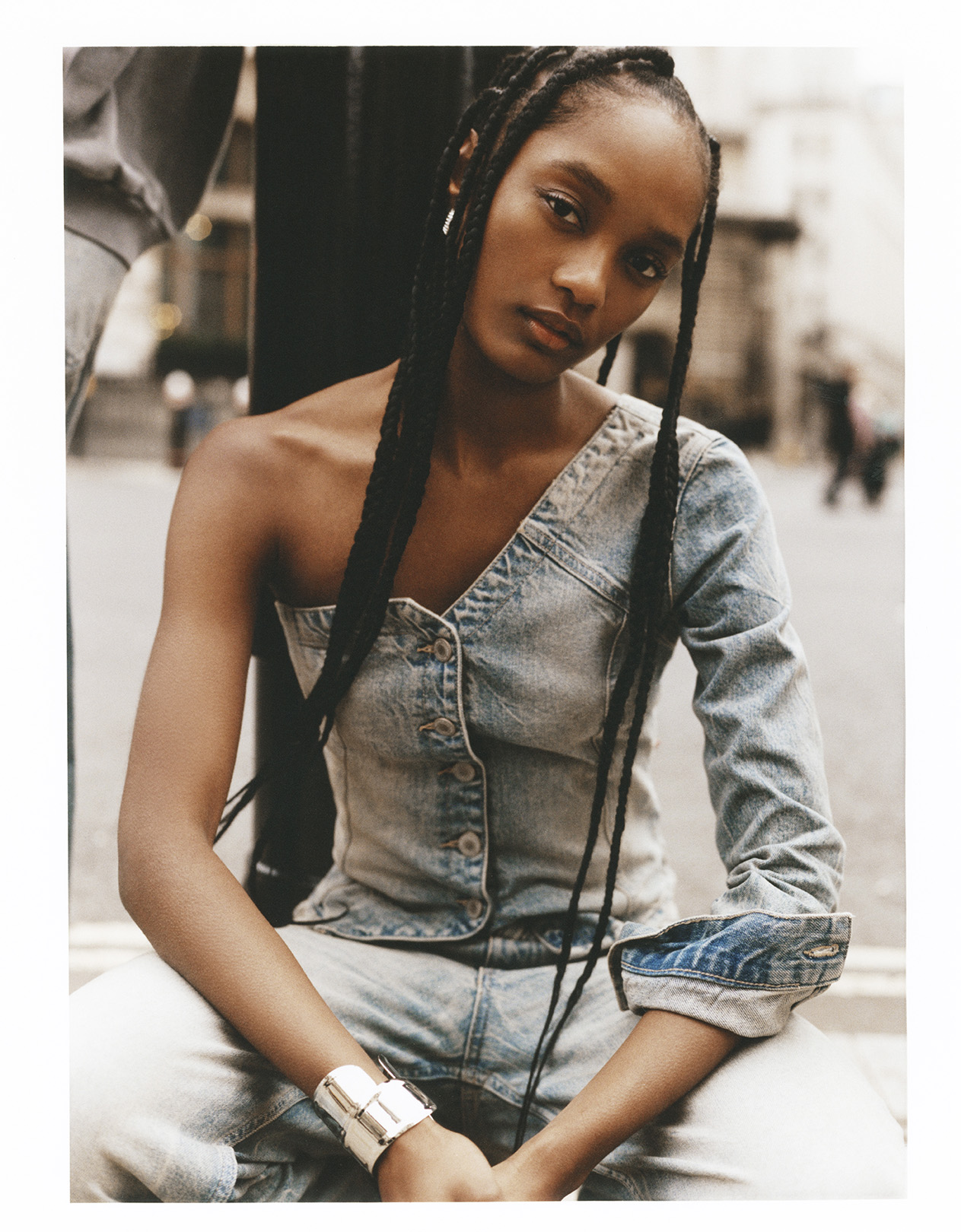 Wearing denim